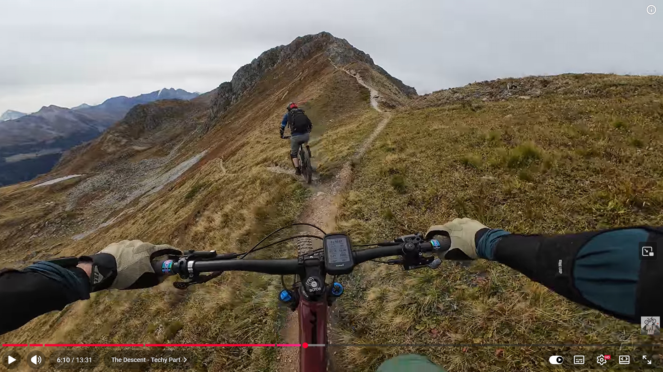 Chaine Youtube de MTB Jay